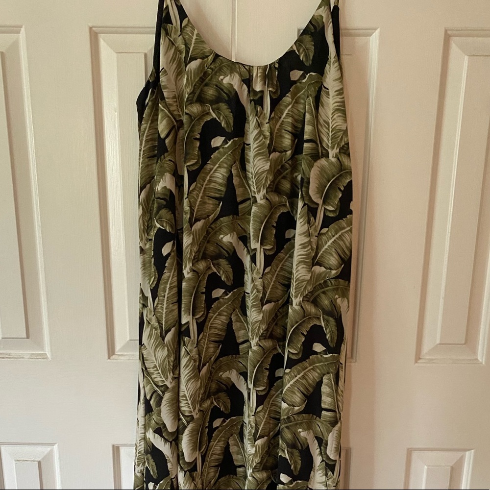 Buddy love palm print maxi dress